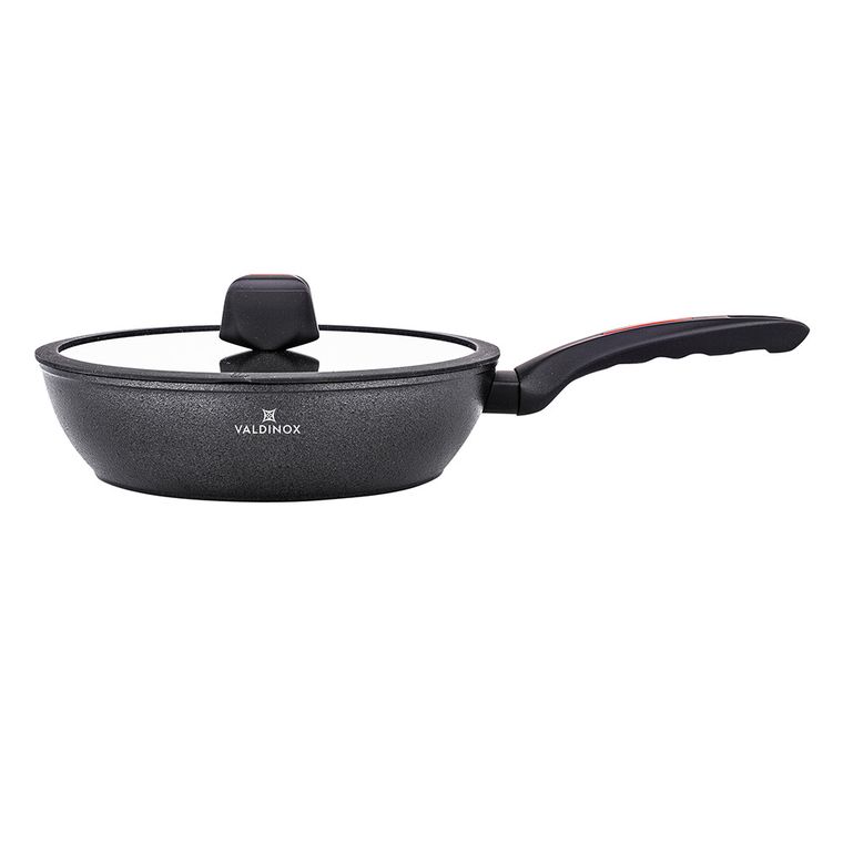 Altom Design, Valdinox, Volcano, patelnia głęboka z pokrywą, 26 cm, 2,8l