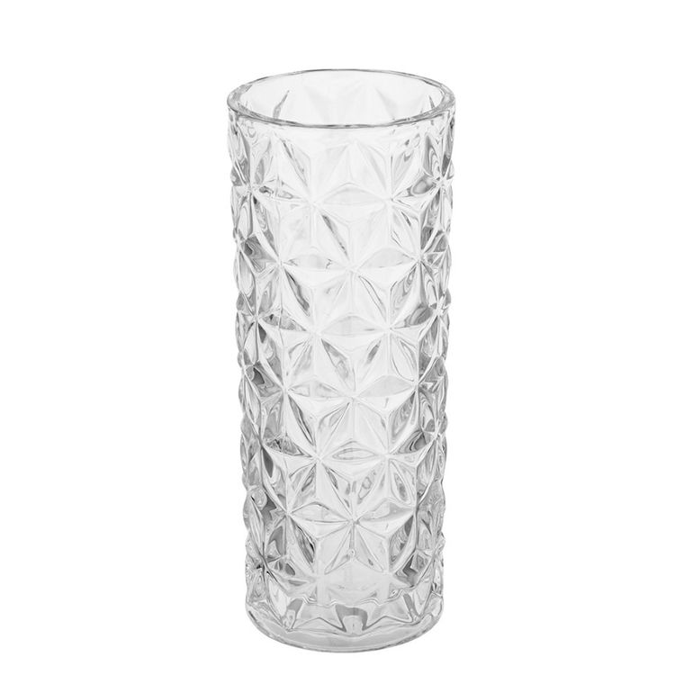 Altom Design, wazon szklany, 20 cm, kwiaty