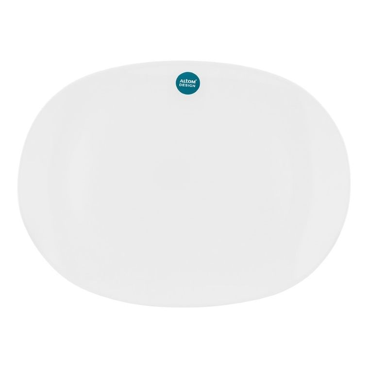 Altom Design, White Harmony, półmisek, 23-16 cm