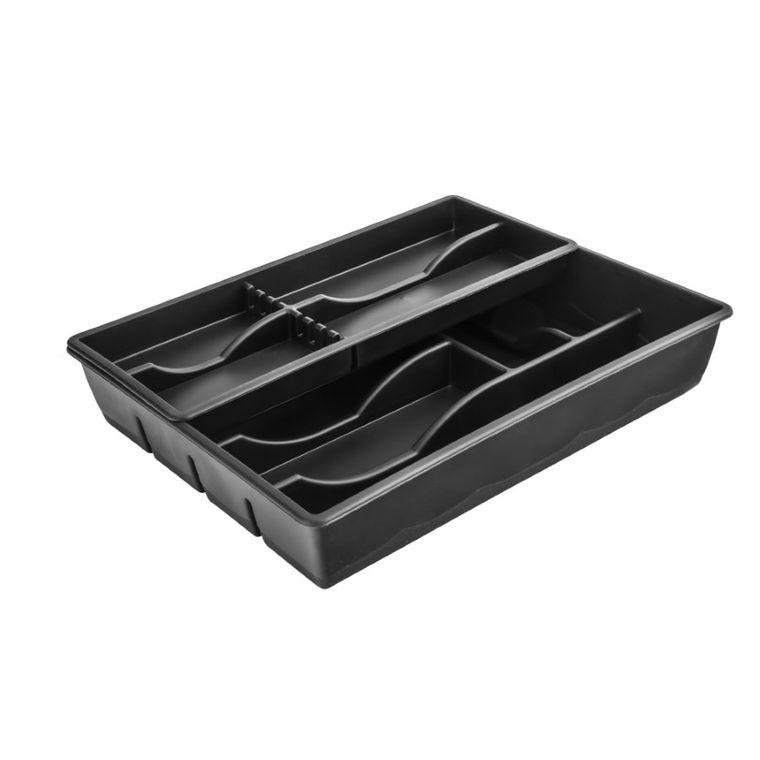 Altom Design, wkład do szuflady, podwójny, 30-39 cm, czarny