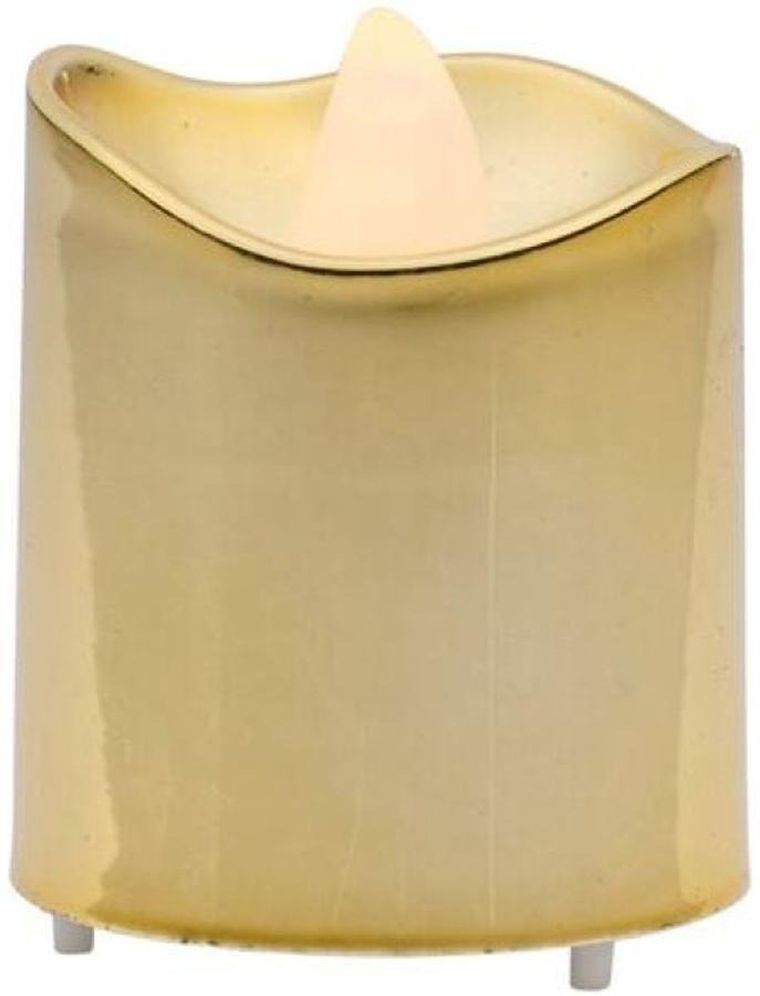 Ambiance Light, zestaw 4 świeczek tea light, led gold