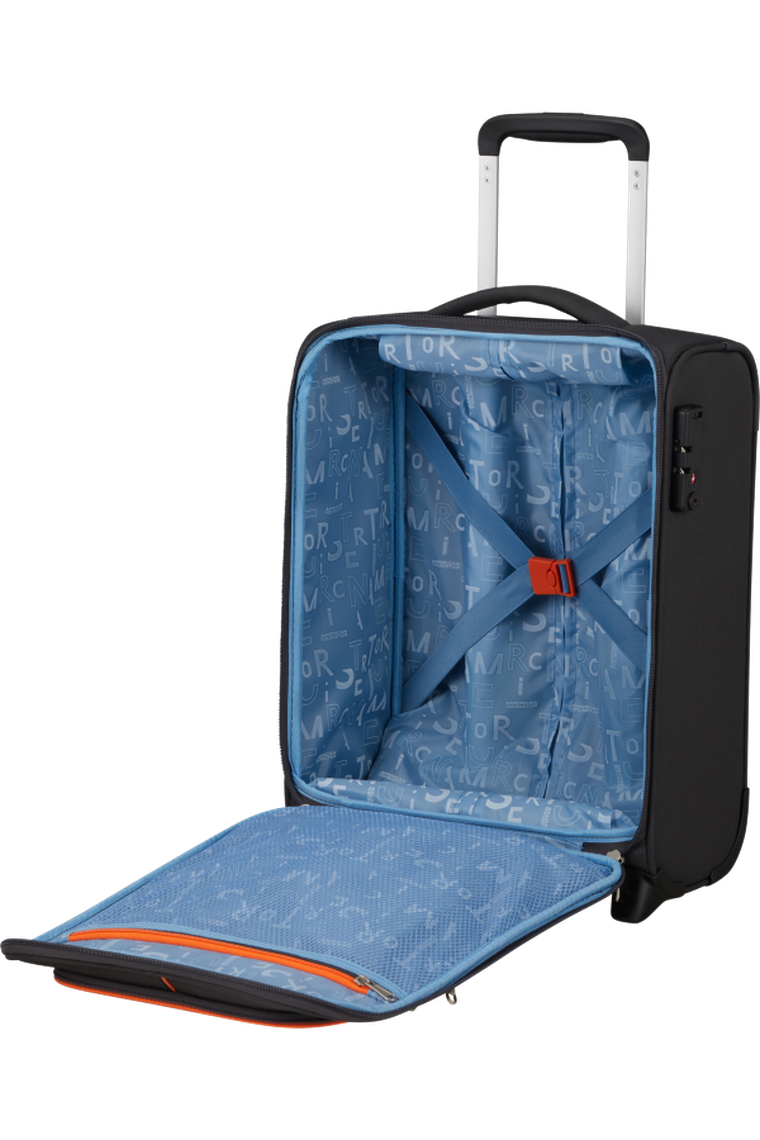 American Tourister, Sea Seeker Upright, walizka, charcoal grey, 35,5-45-20 cm