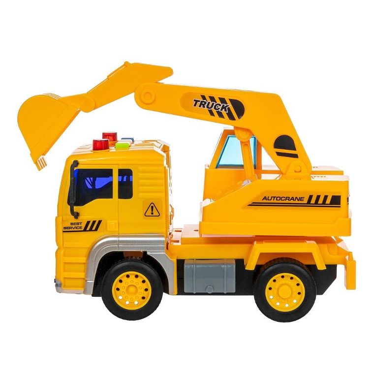 Anek dla Dzieci, koparka, pojazd ze światłem i dźwiękiem