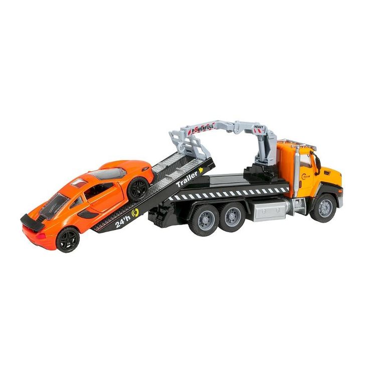 Anek dla Dzieci, laweta z pojazdem wyścigowym