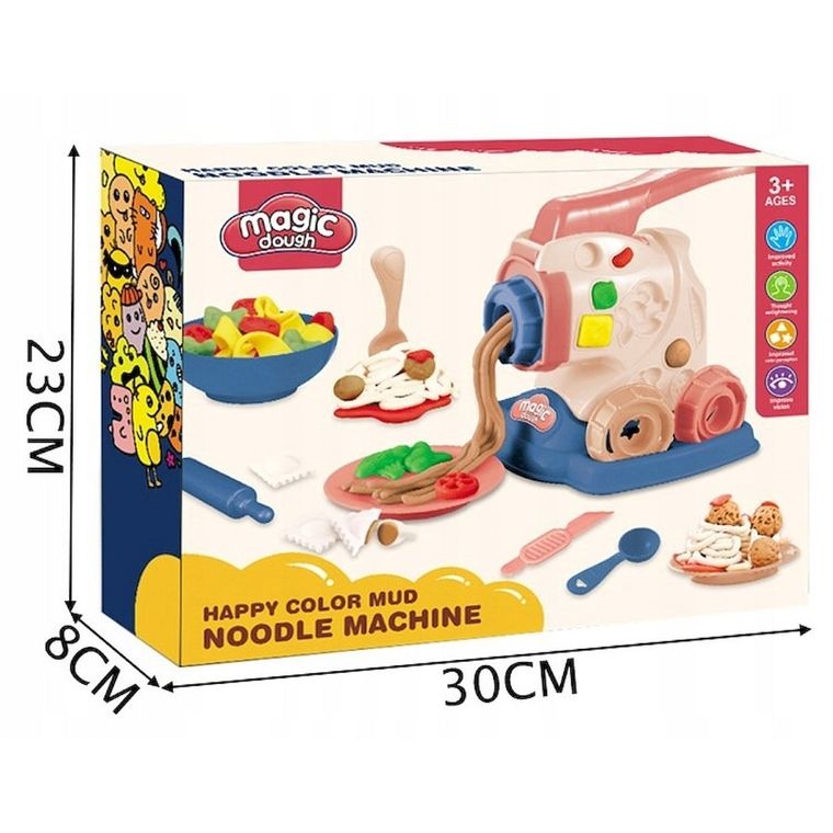 Anek dla Dzieci, maszynka do robienia makaronu, zestaw z masą plastyczną