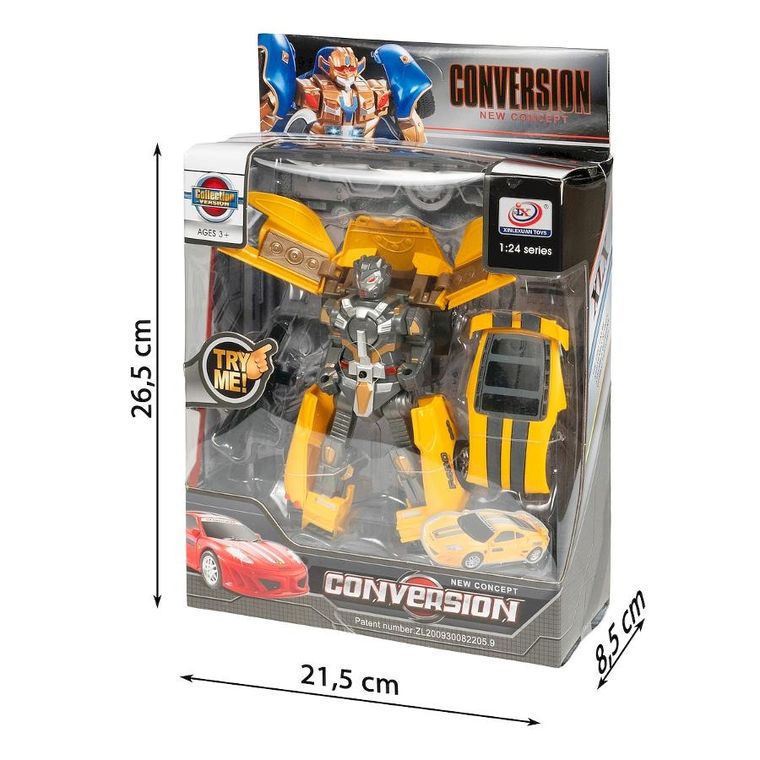 Anek dla Dzieci, robot transformujący w pojazd wyścigowy