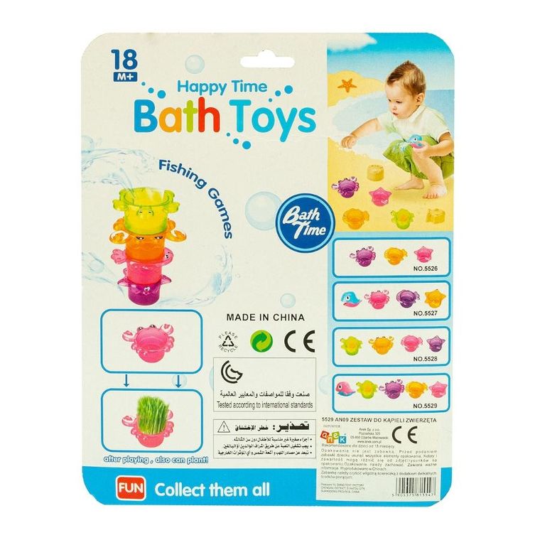 Anek dla Dzieci, zestaw do kąpieli, zwierzęta