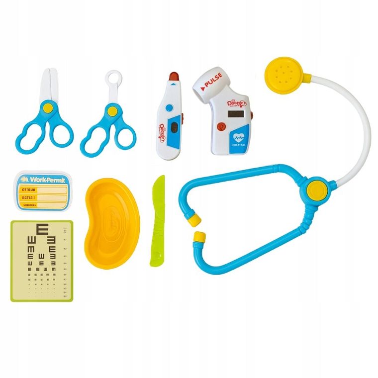 Anek dla Dzieci, zestaw lekarski w walizce, niebieski