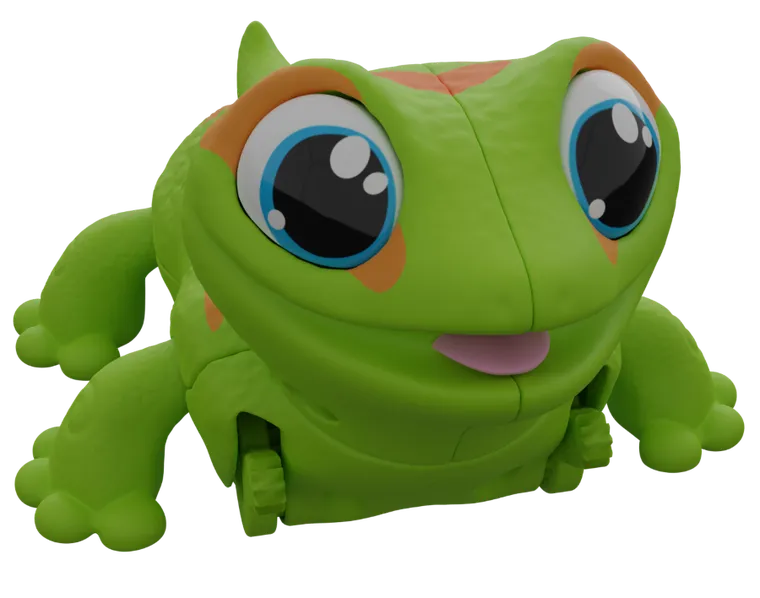 Animagic, Let's Go Gecko, figurka interaktywna, gekon zielony