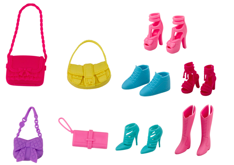 Anlily, lalka, zestaw z ubraniami i akcesoriami