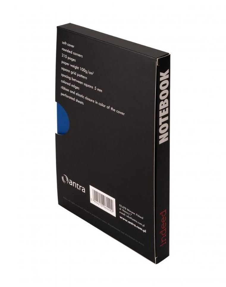 Antra, Indeed, notes A5, linia, granatowy, 1 szt.