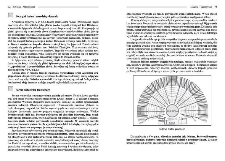 Antygona. Wydanie z opracowaniem i streszczeniem
