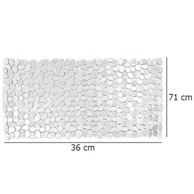 Antypoślizgowa mata do wanny, brodzika, Paradise, przeźroczysty