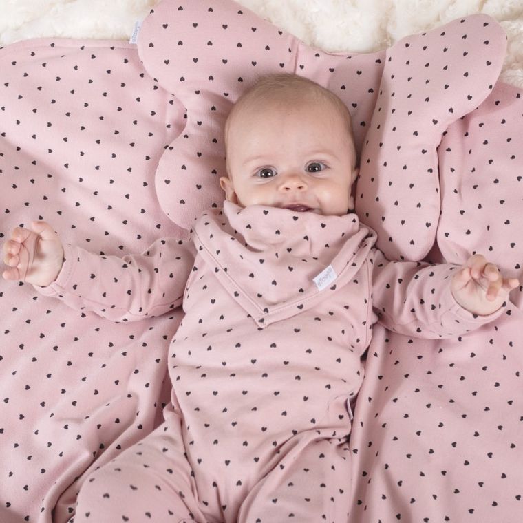 Apaszka dziewczęca, różowa, Nicol