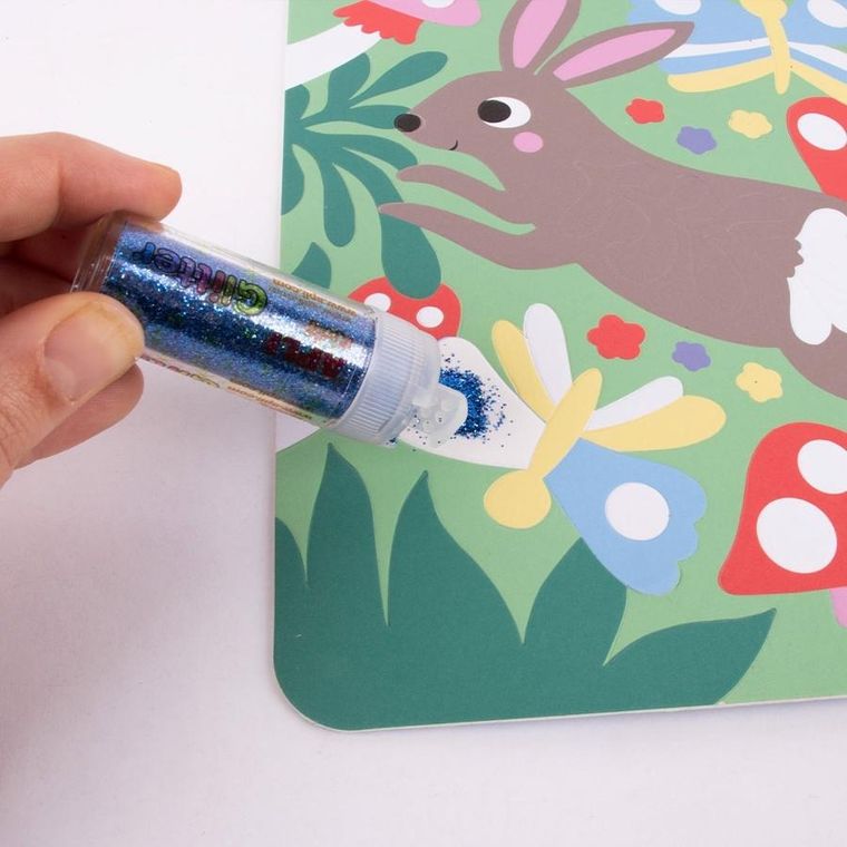 Apli Kids, Brokatowa Sztuka, zestaw artystyczny z BIO brokatem