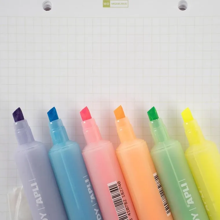 Apli Kids, Candy, marker fluorescencyjny z podwójną końcówką, pomarańczowy, 1 szt.