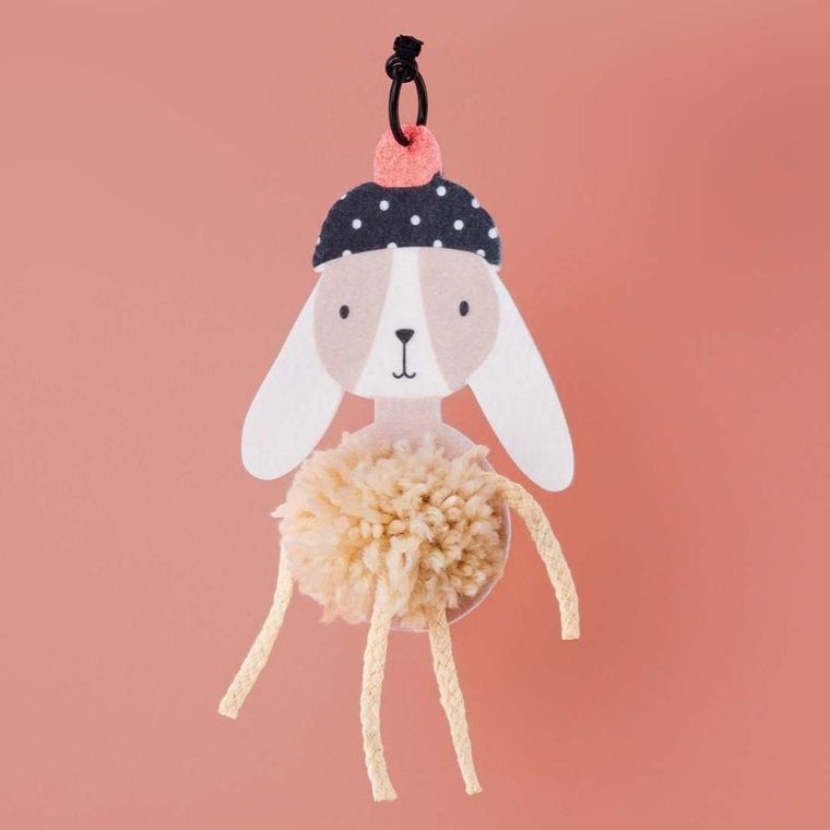 Apli Kids, Craft Kit, zestaw do robienia breloczków, Króliczek