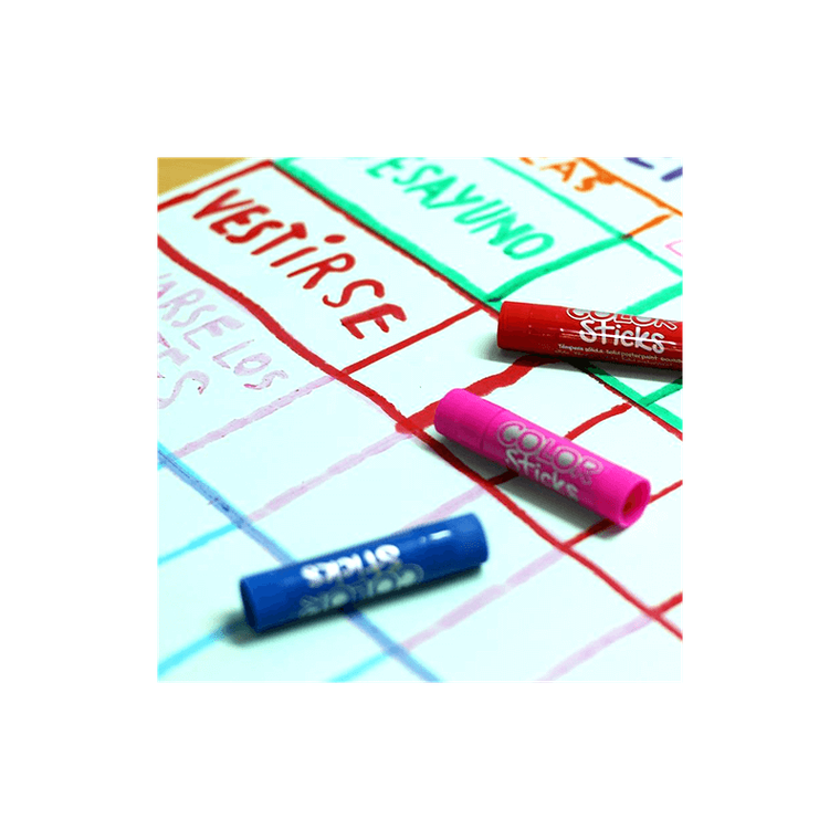 Apli Kids, farby w kredce XXL, 6 kolorów