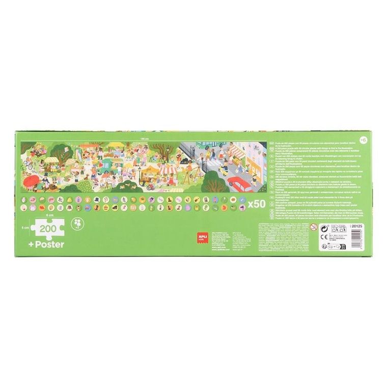 Apli Kids, Find It First! Market, puzzle obserwacyjne, 200 elementów