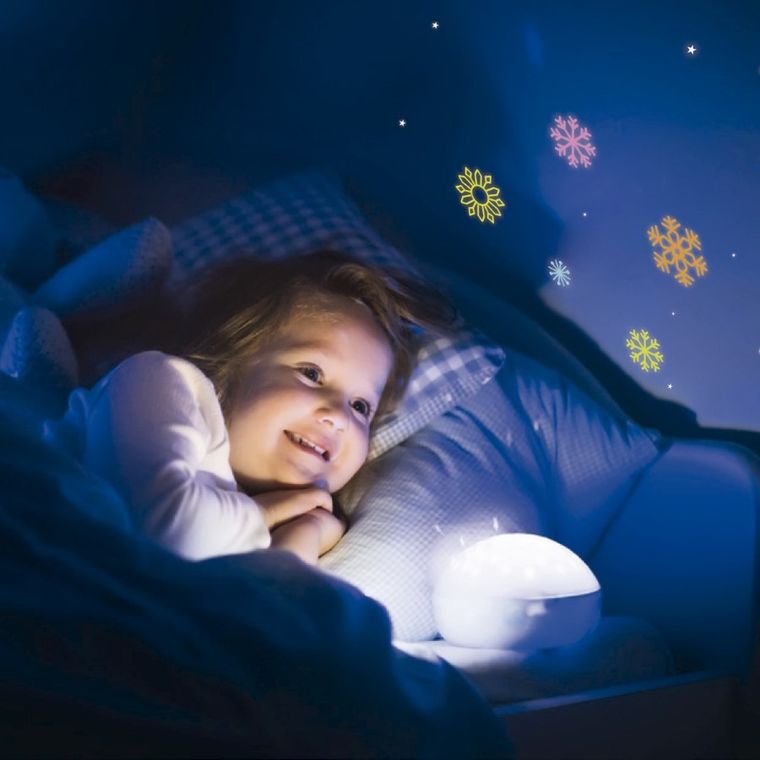 Apli Kids, fluorescencyjne naklejki, płatki śniegu