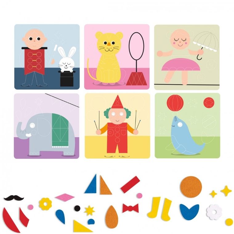 Apli Kids, Kolaże z filcu, mój pierwszy zestaw artystyczny