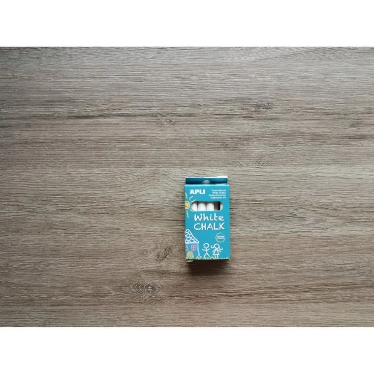 Apli Kids, kredy białe, 10 szt.