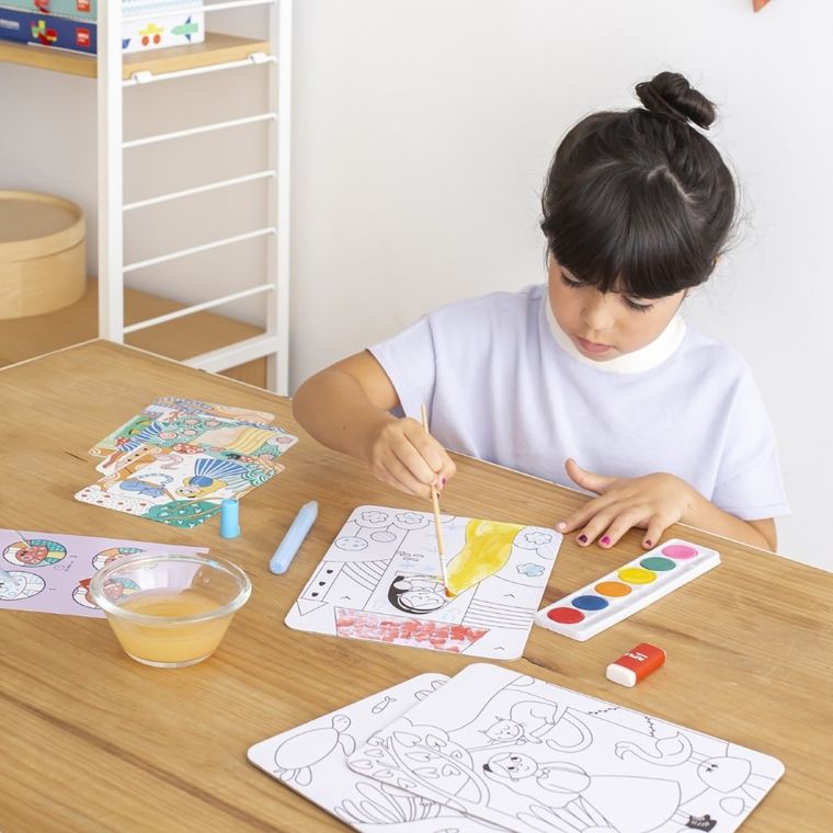 Apli Kids, Magic Art., zestaw artystyczny z akwarelami i magicznym markerem