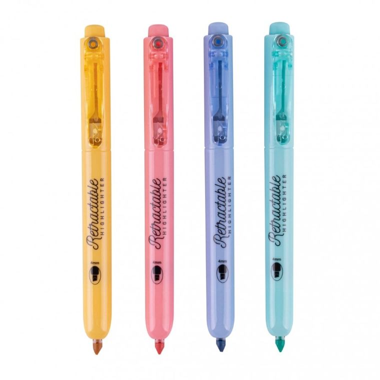 Apli Kids, markery wysuwane, 4 pastelowe kolory