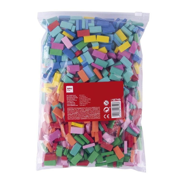 Apli Kids, mini klocki z pianki EVA, 700 szt.