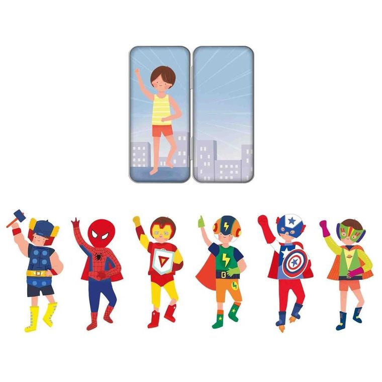 Apli Kids, Mix&Match, Superbohaterowie, magnetyczna układanka
