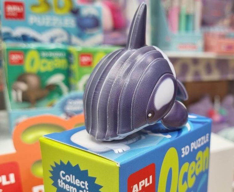 Apli Kids, Ocean, Mors, puzzle 3D