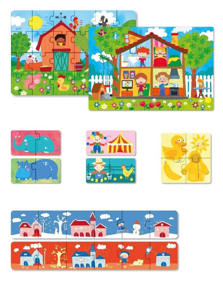 Apli Kids, puzzle edukacyjne, 6-24 elementy