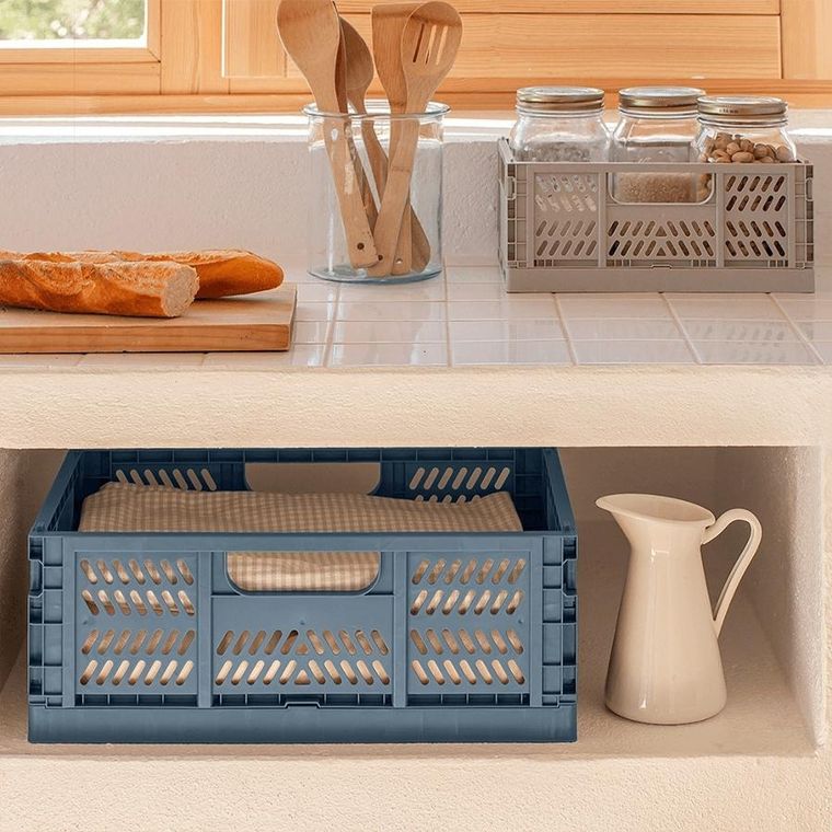 Apli Kids, Up North, zestaw składanych skrzynek, rozmiar M, beżowy, 2 szt.