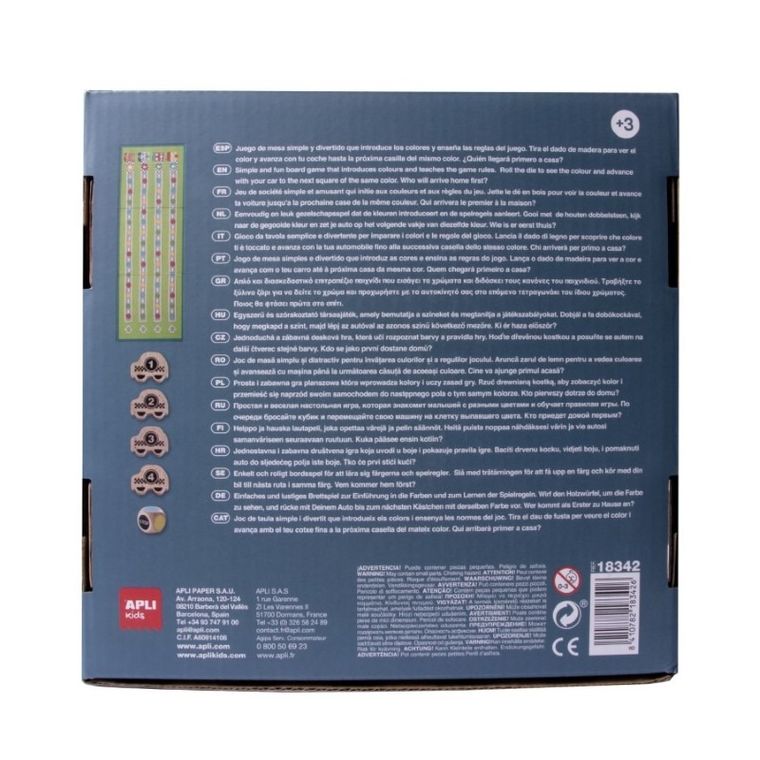 Apli Kids, Wyścigi, gra planszowa