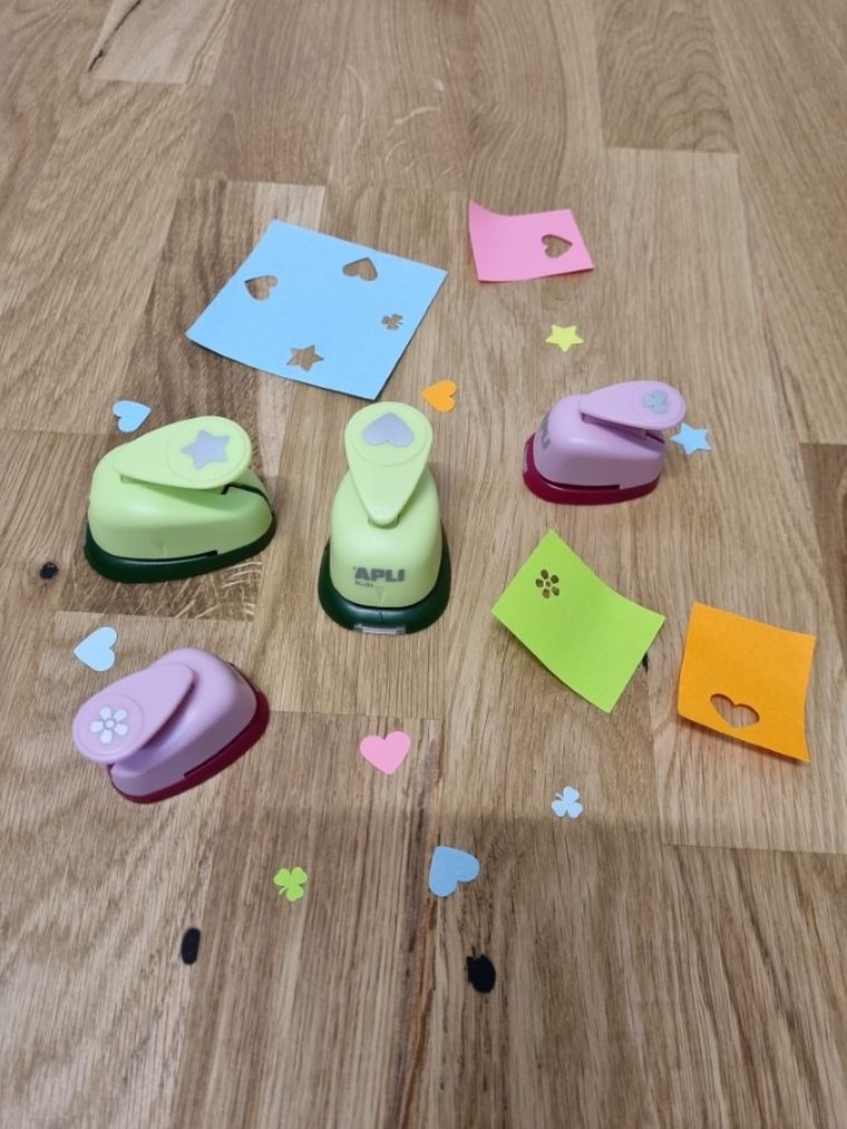 Apli Kids, zestaw dziurkaczy do papieru, 4 wzory