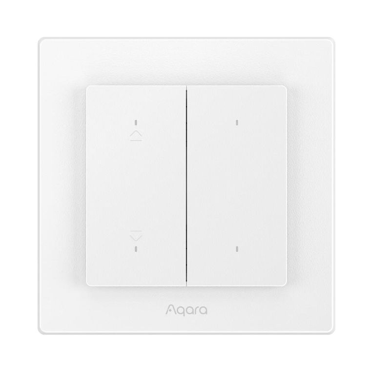 Aqara Shutter Switch H2 EU, przełącznik do rolet, Thread, Bluetooth, Zigbee, offline