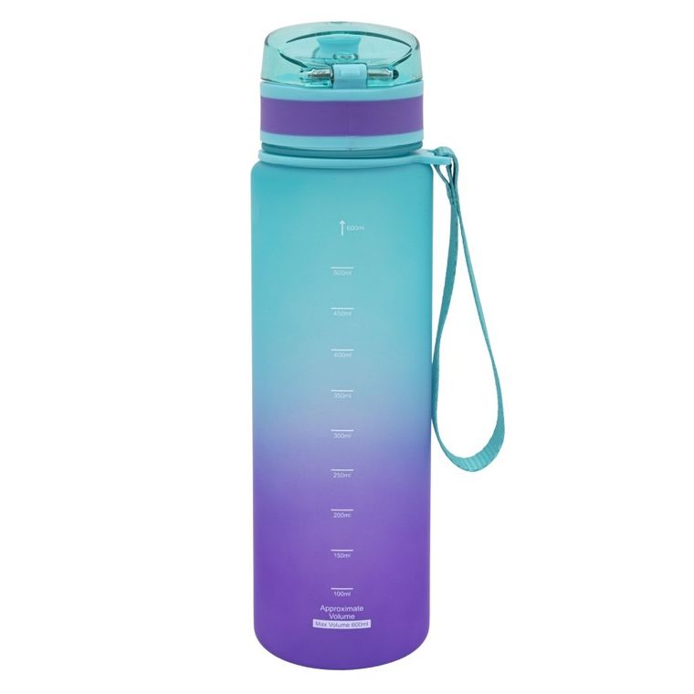 Aqua Pure, bidon, mint/lavender, 600 ml