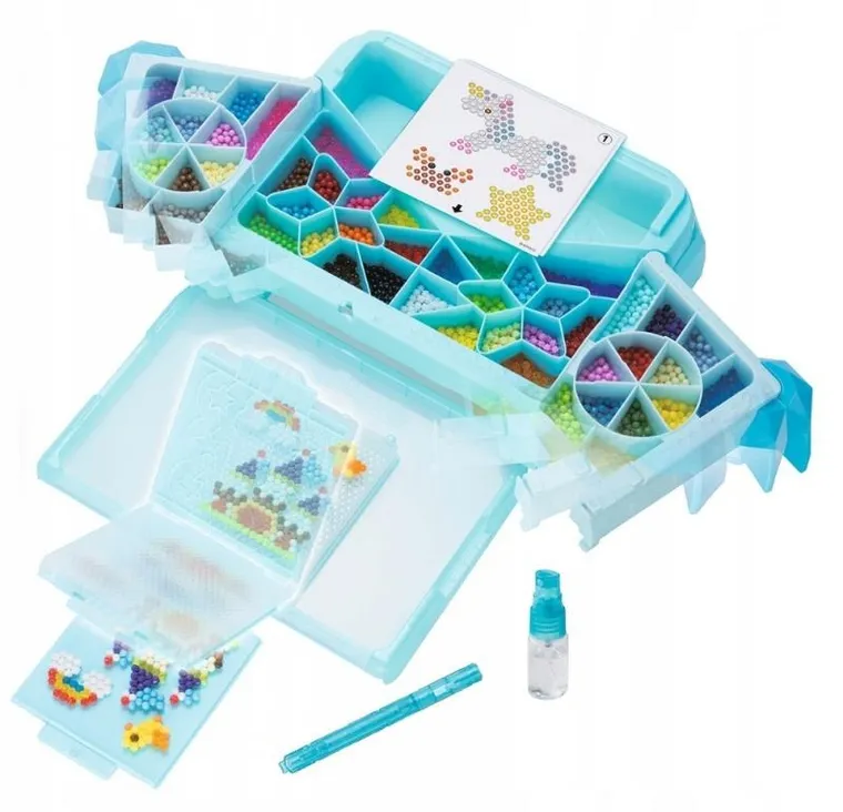 Aquabeads, Design Factory, fabryka projektowania, koraliki wodne, zestaw startowy, 1500 elementów, 31775