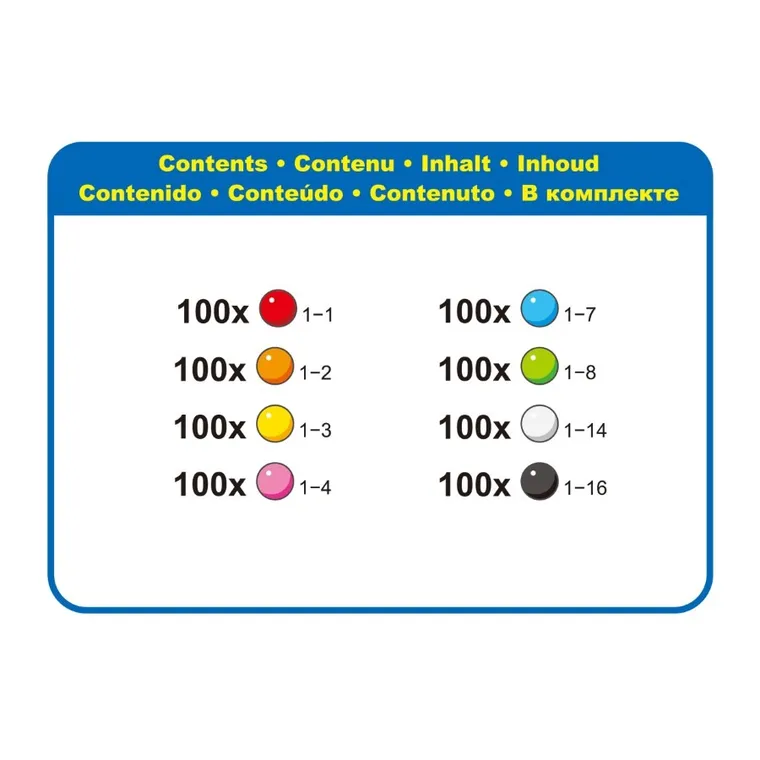 Aquabeads, Koraliki podstawowe, zestaw uzupełniający, 31517