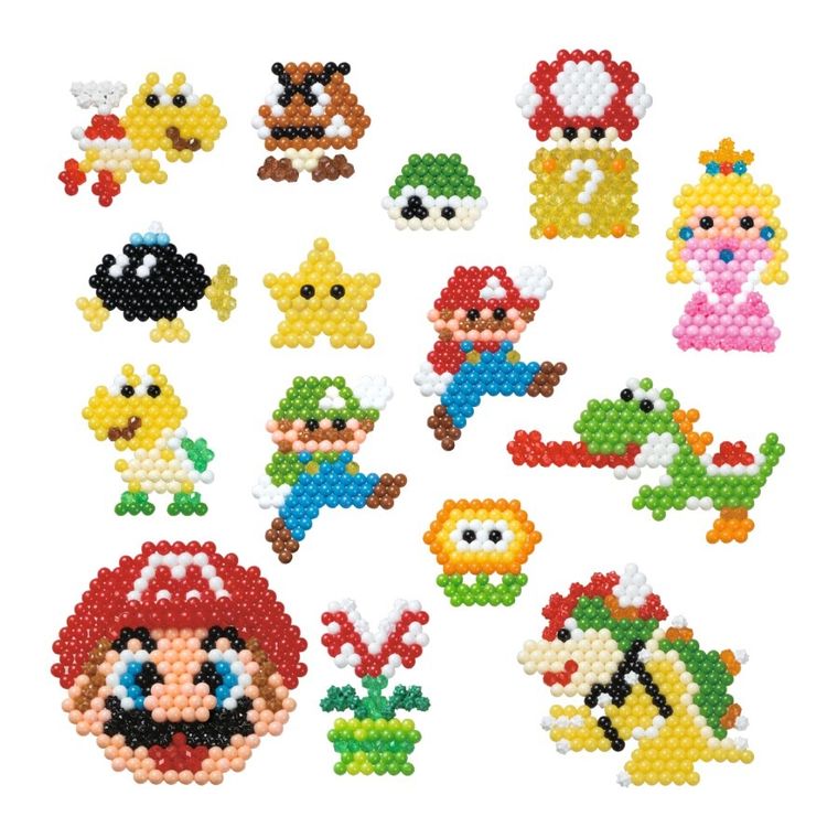 Aquabeads, Super Mario, zestaw startowy, 2500 elementów, 31774