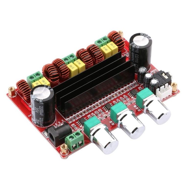 Arduino, Woofer, wzmacniacz mocy 2.1, 2-80W +100W, TPA3116D
