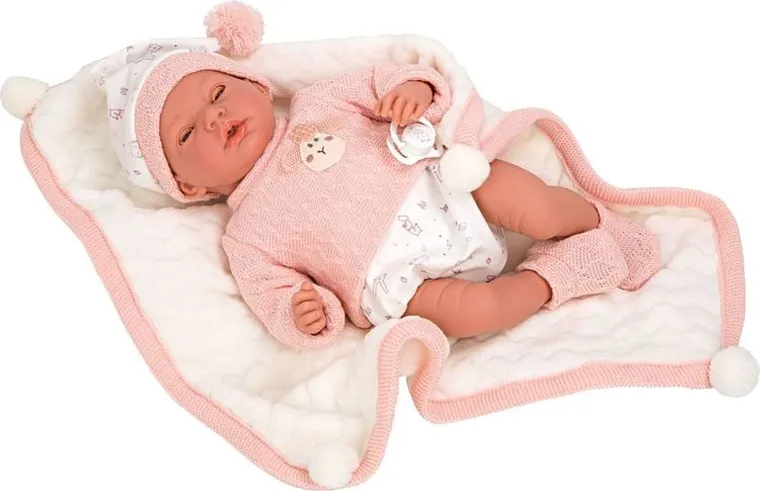 Arias, lalka hiszpańska, bobas z 14 dźwiękami, 40 cm