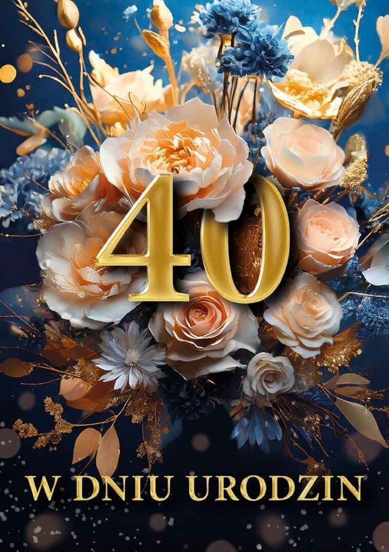 Armin Style, karnet B6, efekt 3D, urodziny 40