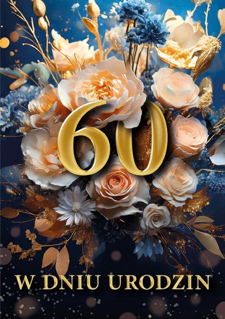 Armin Style, karnet B6 z kopertą, urodziny 60
