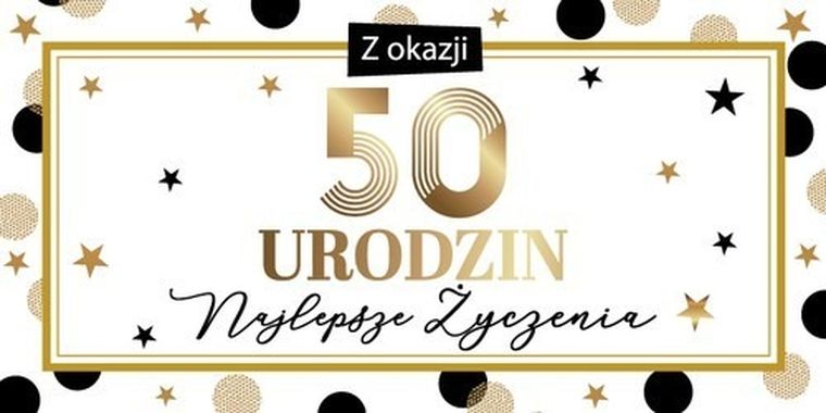 Armin Style, pudełko ozdobne na pieniądze, 50 urodziny