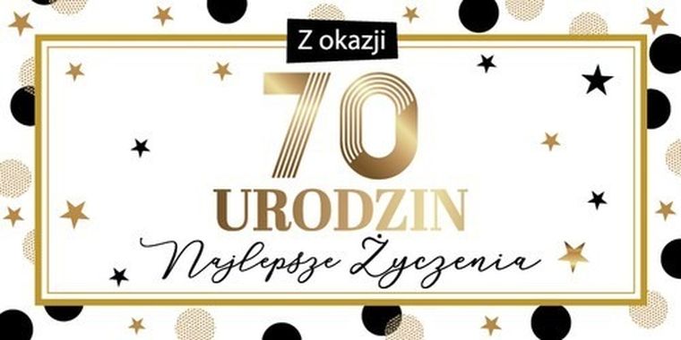 Armin Style, pudełko ozdobne na pieniądze, 70 urodziny