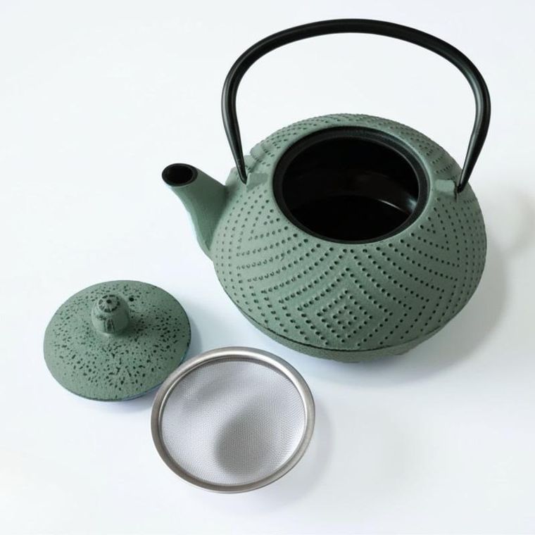 Aromelio, Kamin, czajnik żeliwny z zaparzaczem, 900 ml