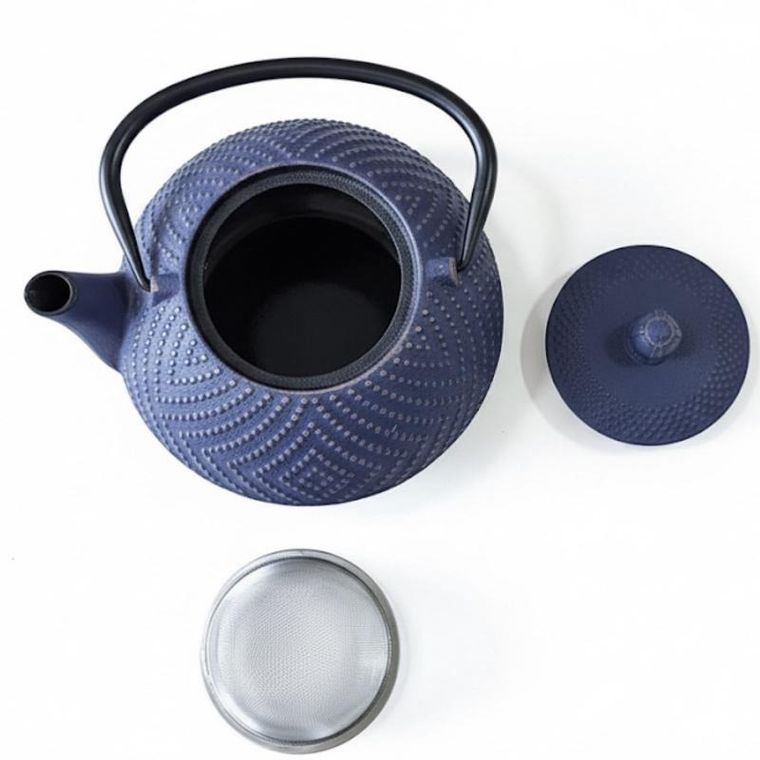 Aromelio, Kamin, czajnik żeliwny z zaparzaczem, 900 ml