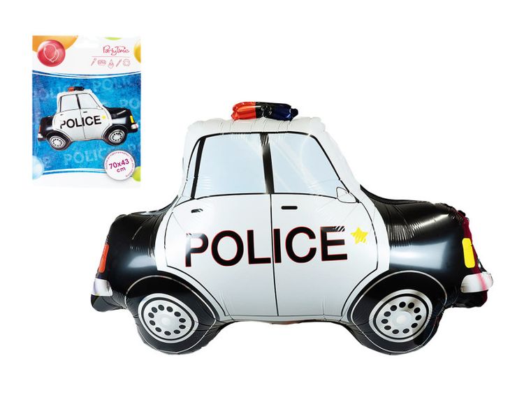 Arpex, balon foliowy, radiowóz