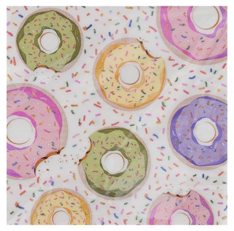 Arpex, serwetka papierowa, 2-warstowa, Donat, 33-33 cm, 16 szt.